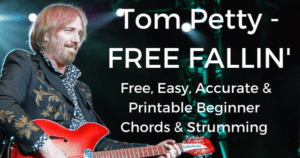 Tom Petty Free Fallin Chords Played Live