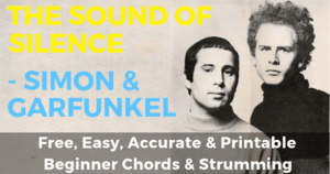 Sound Of Silence Chords And Strumming, Simon And Garfunkel