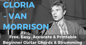 Van Morrison, Gloria Chords And Strumming